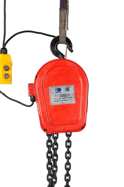 Таль стационарная  1,0т 12м 380В электрическая цепная TOR DHS (серия J)