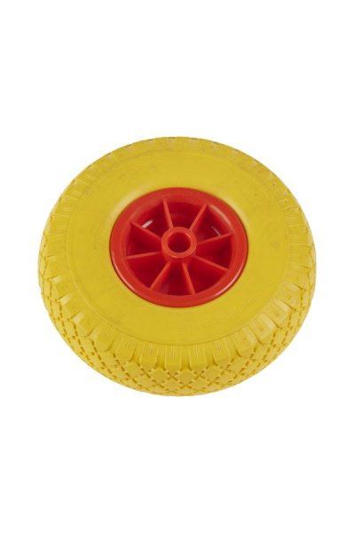 Колесо литое полиуретановое 260 мм PU 1805-2 с пластиковым ободом (без подшипника)