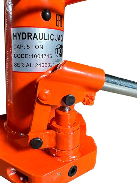 Домкрат гидравлический с лапой  5 т, подхват 268/25 мм, ход 205 мм TOR HM-50