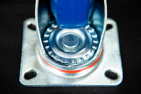 Колесо поворотное резина SRCLb 55 125 мм с тормозом (F)