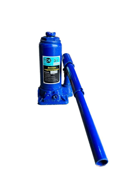 Домкрат гидравлический TOR ДГ-3 г/п 3,0 т (в пластиковом кейсе)