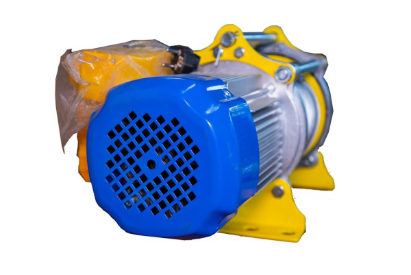 Лебедка электрическая  300/600кг  60/30м с канатом 220В 24м/мин алюминиевый корпус TOR KCD (TSA)