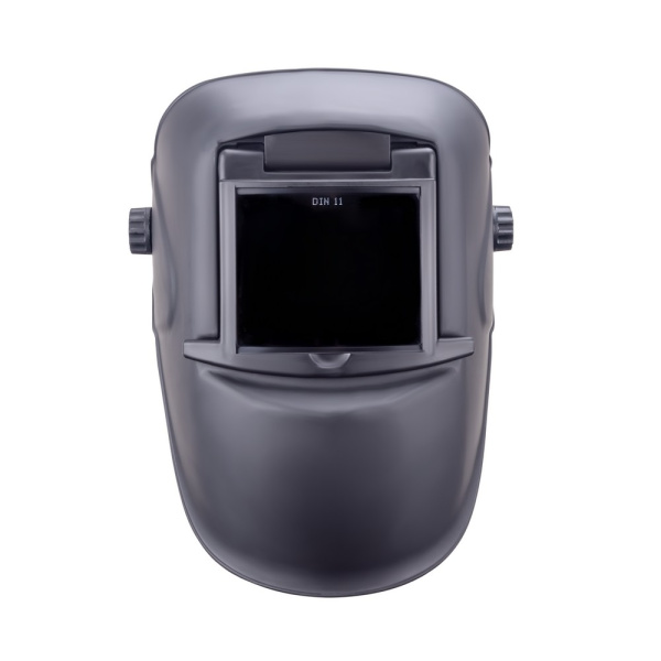 Маска сварщика ГЛАДИАТОР черная С5  (пр-во FoxWeld) с откидным стеклом