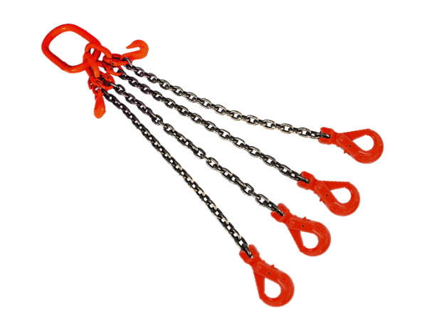 Строп цепной TOR 4СЦ г/п 3,15 т 3,0 м с самозакрывающимся крюками