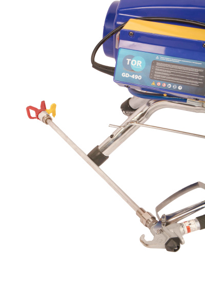 Окрасочный аппарат поршневой 290 бар, 3,5 л/мин, 2,2 кВт, 220 В  TOR GD-490