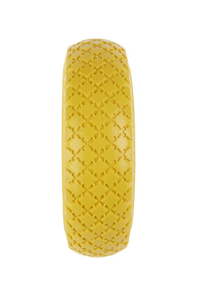 Колесо литое полиуретановое 260 мм PU 1805 с пластиковым ободом (20 мм шариковый подишпник)