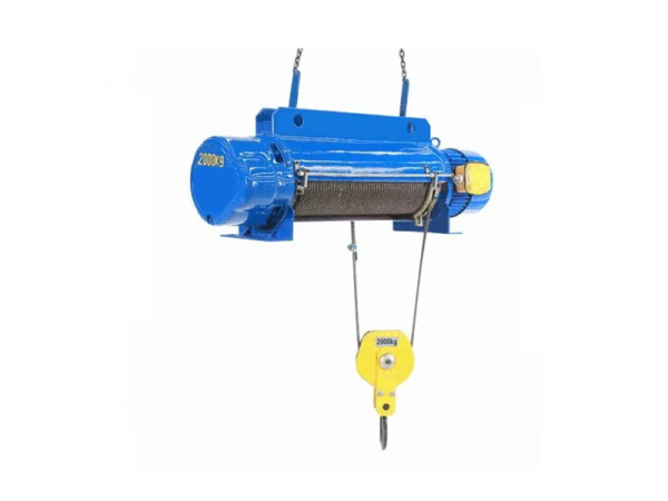 Таль стационарная на лапах  5т 12м 380В электрическая канатная TOR CD PRO