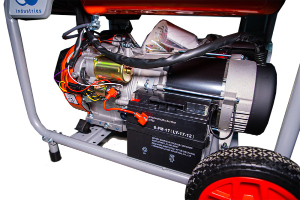 Генератор бензиновый 6,0 кВт 220В/380В с электростартером TOR KM8000HE
