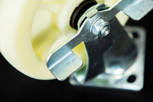 Колесо большегрузное поворотное SCdnb 80 200 мм полипропиленовое с тормозом