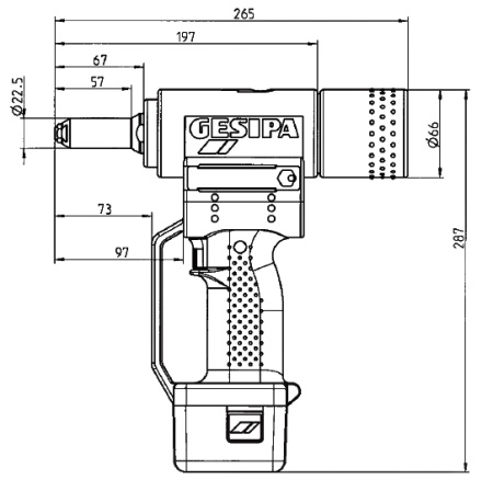 Аккумуляторный заклепочник AccuBird
